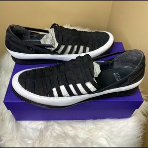 Stuart Weitzman Movein Black Nubuck Sneaker